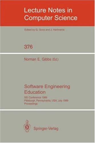Software Engineering Education (English, Norman E. Gibbs)