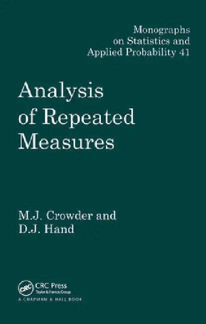Analysis of Repeated Measures (English, Martin J. Crowder | David J. Hand)