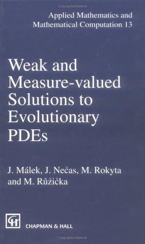 Weak and Measure-Valued Solutions to Evolutionary Pdes (English, Malek J. | J. Necas | M. Rokyta)