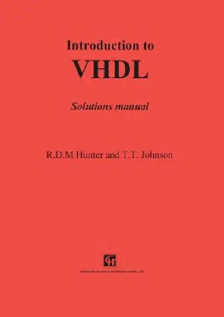 Introduction to VHDL (English, R. D. Hunter)