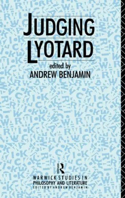 Judging Lyotard (English, Andrew Benjamin)