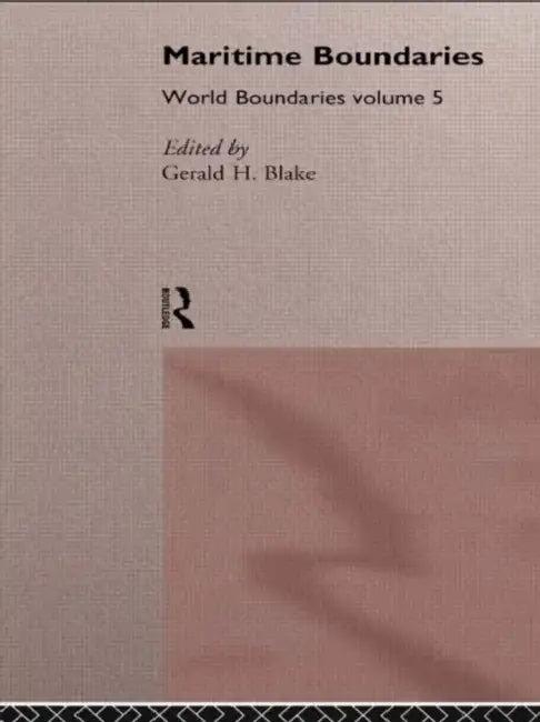 Maritime Boundaries (English, Blake Gerald H.)