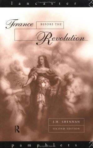 France Before the Revolution (English, J. H. Shennan)