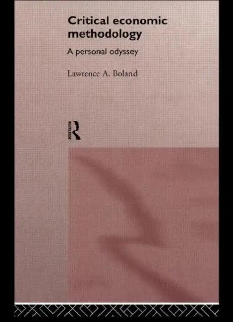 Critical Economic Methodology (English, Boland Lawrence)