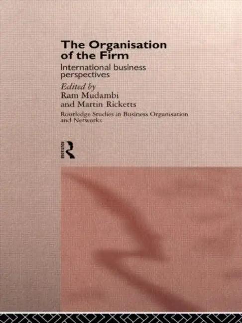 The Organisation of the Firm (English, Mudambi Ram)