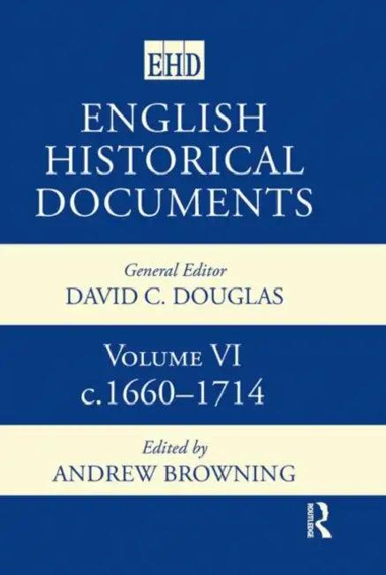 English Historical Documents (English, Browning Andrew)