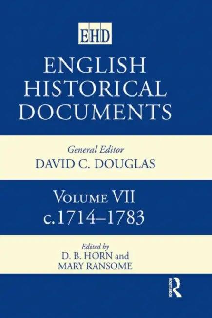 English Historical Documents (English, Horn D.B.)