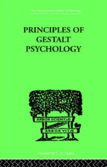 Principles of Gestalt Psychology (English, Kurt Koffka)