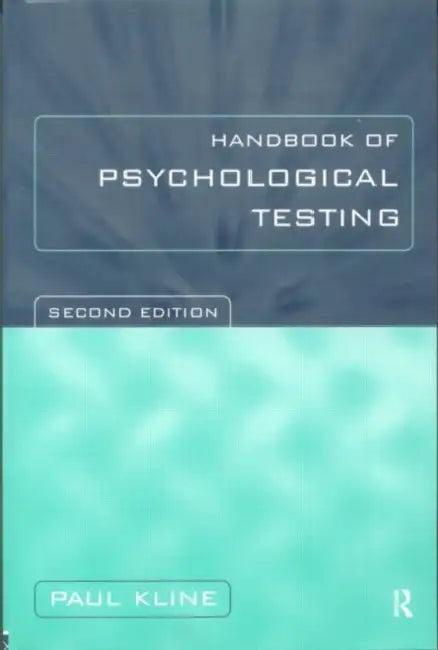 Handbook of Psychological Testing (English, Kline Paul)