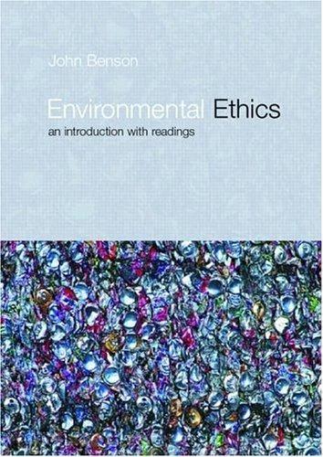 Environmental Ethics (English, John Benson)