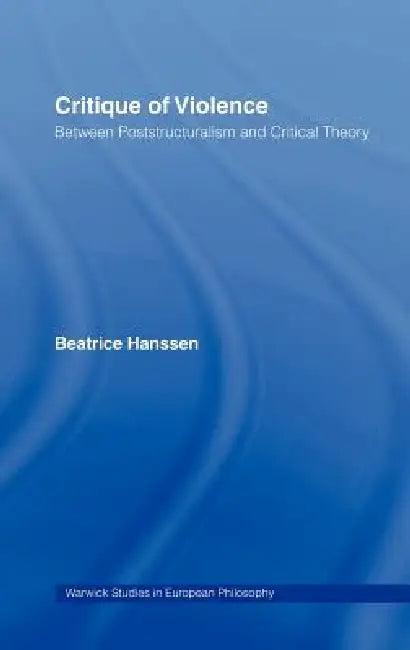Critique of Violence (English, Beatrice Hanssen)
