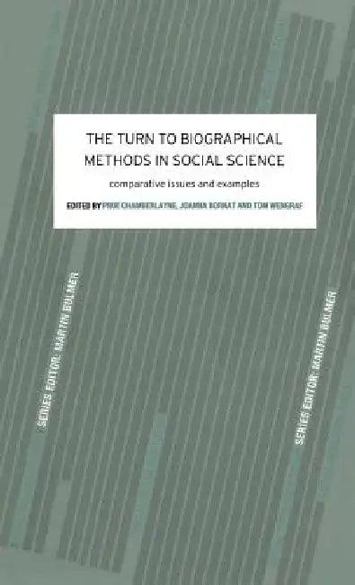 The Turn to Biographical Methods in Social Science (English, Prue Chamberlayne | Joanna Bornat | Tom Wengraf)