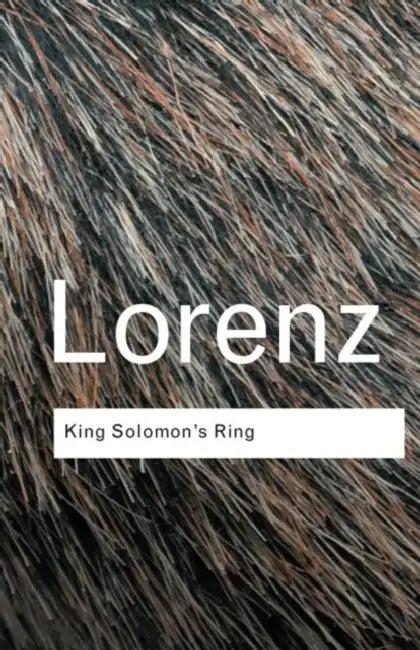 King Solomon's Ring (English, Konrad Lorenz)