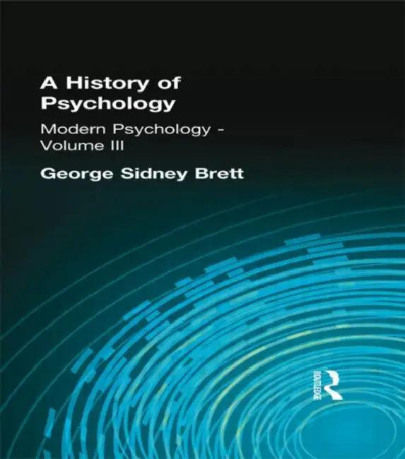 A History of Psychology (English, George Sidney Brett)