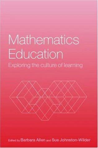 Mathematics Education (English, Barbara Allen | Sue Johnston-Wilder)