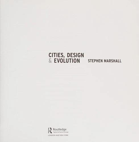 Cities Design and Evolution (English, Stephen Marshall)