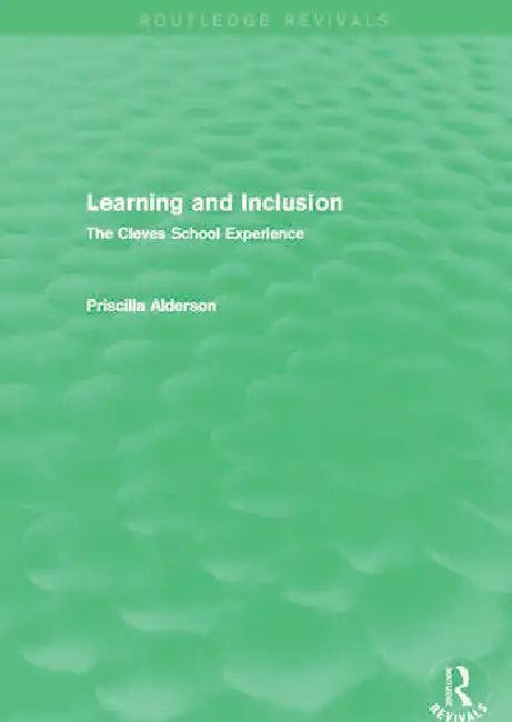 Learning and Inclusion (Routledge Revivals) (English, Alderson Priscilla)