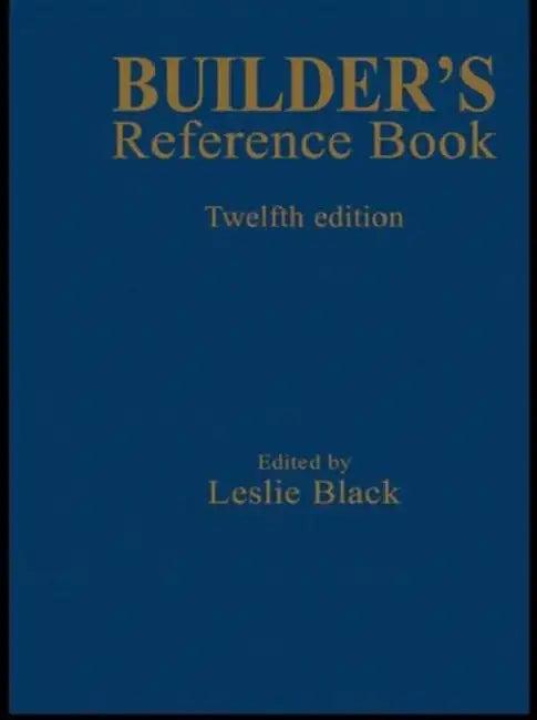 Builder's Reference Book (English, Leslie Black)