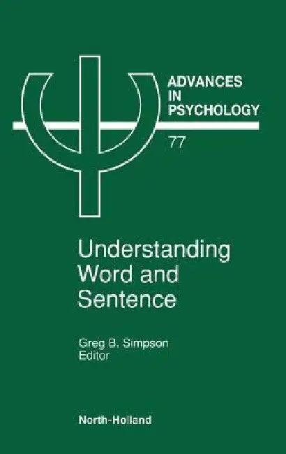 Advances in Psychology V77 (English, Greg Simpson | G. B. Simpson G. B. | Greg Ed Simpson)