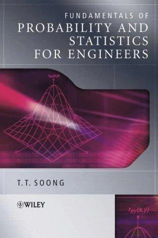 Fundamentals of Probability and Statistics for Engineers (English, T. T. Soong)