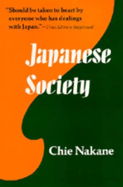 Japanese Society (English, Chie Nakane)