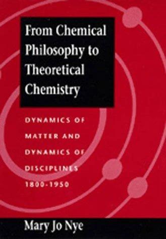 From Chemical Philosophy to Theoretical Chemistry (English, Mary Jo Nye)