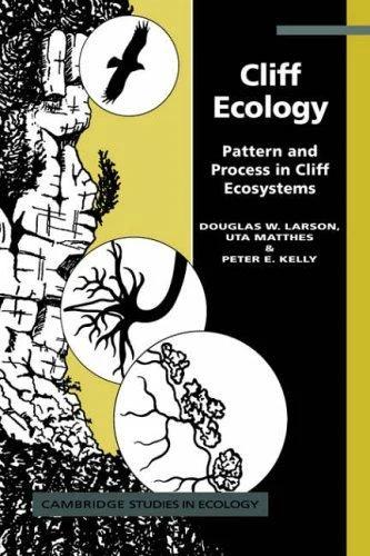 Cliff Ecology (English, Douglas W. Larson | Uta Matthes | Peter E. Kelly)