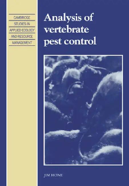 Analysis of Vertebrate Pest Control (English, Jim Hone)