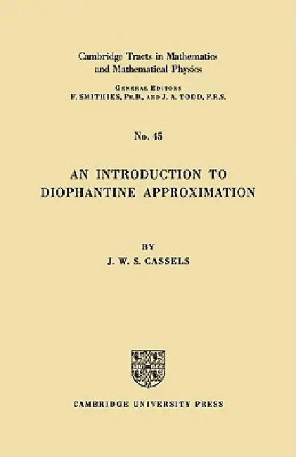 Diophant Approx (English, J. W. S. Cassels)