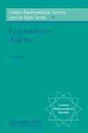 Commutative Algebra (English, James Thomson Knight | J. T. Knight | N. J. Hitchin)