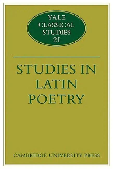 Studies in Latin Poetry (English, Christopher M. Dawson | Thomas Cole)