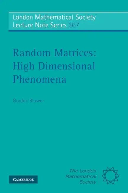 Random Matrices (English, Gordon Blower)