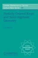 Partially Ordered Rings and Semi-Algebraic Geometry (English, Gregory W. Brumfiel | N. J. Hitchin)