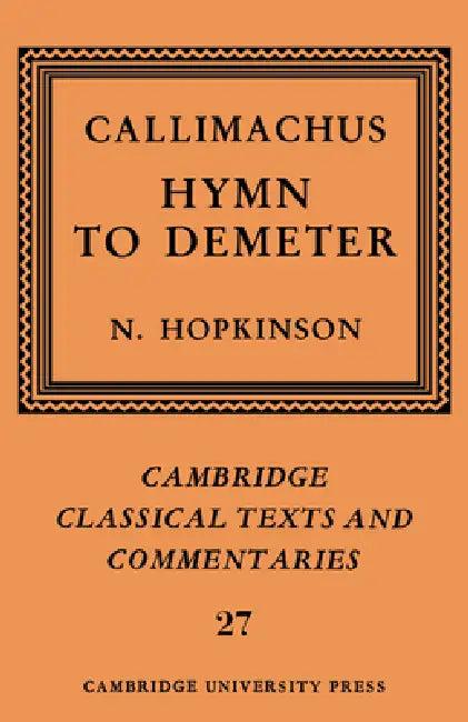 Callimachus (English, Callimachus | N. Hopkinson | Neil Hopkinson)