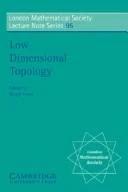 Low Dimensional Topology (English, Roger Fenn | N. J. Hitchin | Roger Fenn)