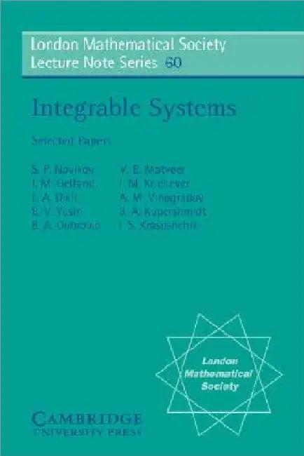 Integrable Systems (English, I. S. et al Novikov | S. P. Novikov | V. B. Matveer)