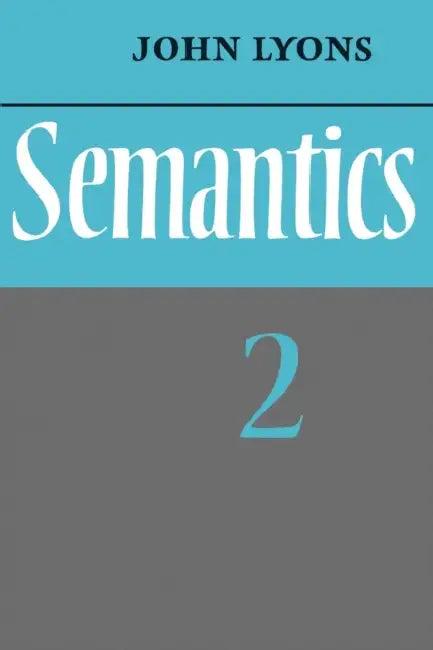 Semantics (English, John Lyons)