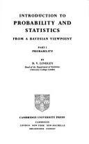Introduction to Probability and Statistics from a Bayesian Viewpoint, Part 1, Probability (English, Dennis V. Lindley | D. V. Lindley)