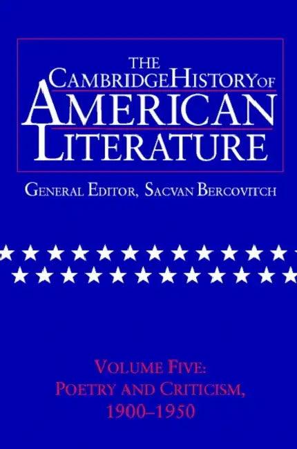 The Cambridge History of American Literature (English, Sacvan Bercovitch)
