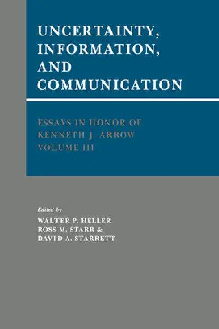 Essays in Honor of Kenneth J. Arrow (English, Walter P. Heller | Ross M. Starr | David A. Starrett)