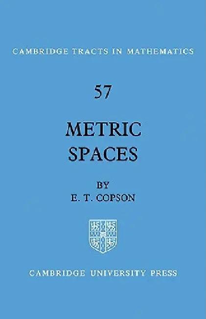 Metric Spaces (English, E. T. Copson | Bela Bollobas | W. Fulton)