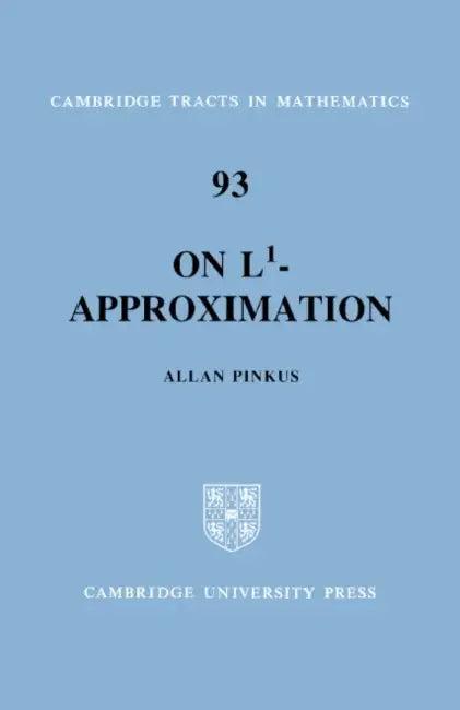 On L1-Approximation (English, Allan Pinkus)