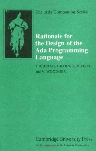 Rationale for the Design of the ADA Programming Language (English, J. Ichbiah | J. Barnes | R. Firth)