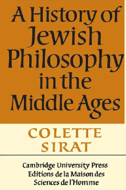 A History of Jewish Philosophy in the Middle Ages (English, Colette Sirat)