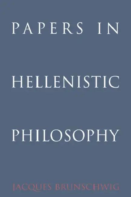 Papers in Hellenistic Philosophy (English, Jacques Brunschwig | Brunschwig Jacques)