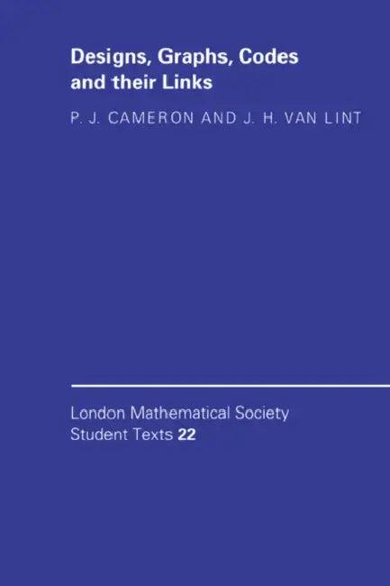 Designs, Graphs, Codes, and Their Links (English, Peter J. Cameron | J. H. Van Lint)