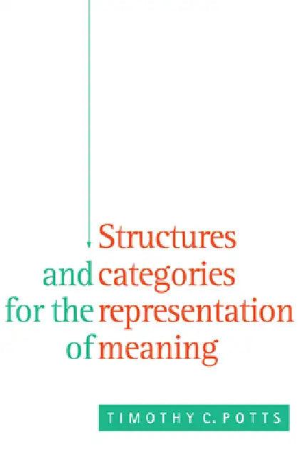 Structures and Categories (English, Timothy C. Potts)
