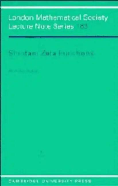 Shintani Zeta Functions (English, Akihiko Yukie)