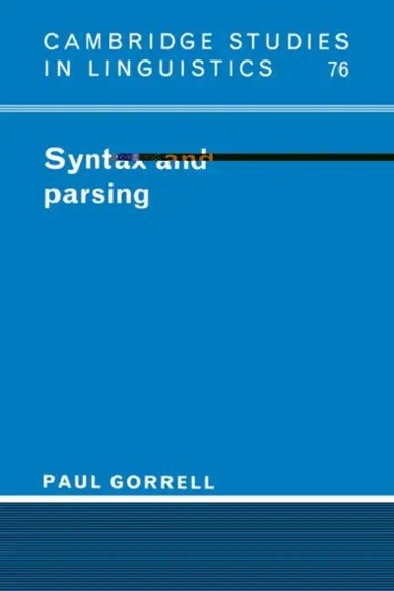 Syntax and Parsing (English, Paul Gorrell | Gorrell Paul)