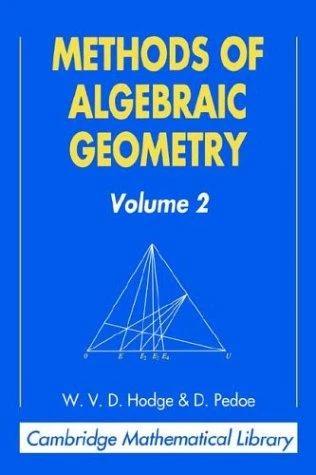 Methods of Algebraic Geometry (English, W. V. D. Hodge | Daniel Pedoe | D. Pedoe)